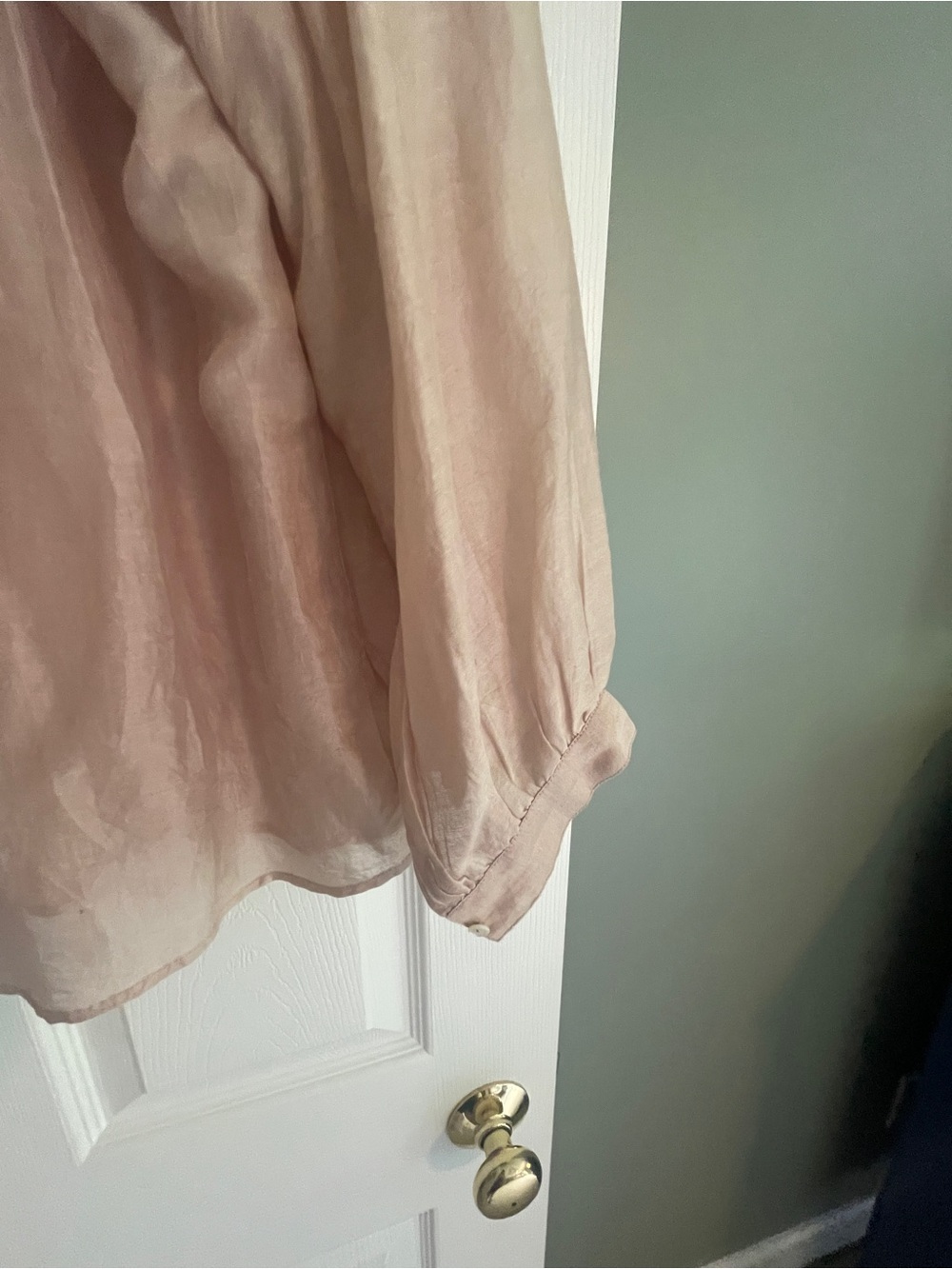 Nymane Light Blush Sheer Blouse | M - Picture 2 of 7